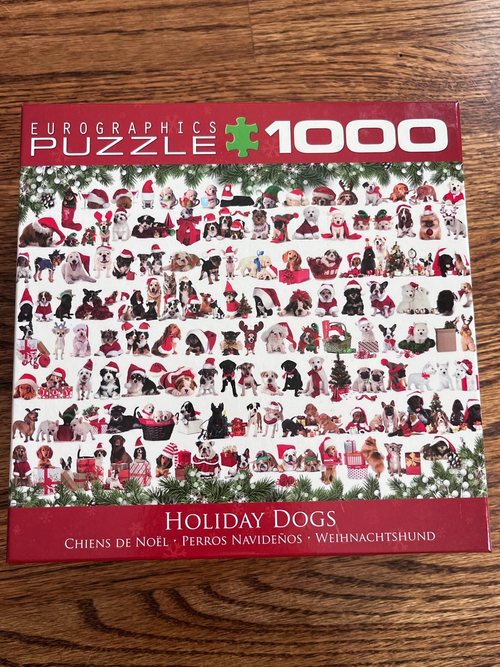 Holiday Dogs 1000-Piece Puzzle by Eurographics